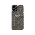 PRADA IPHONE CASE SILVER