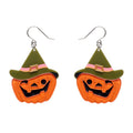Witch O'Lantern Drop Earrings